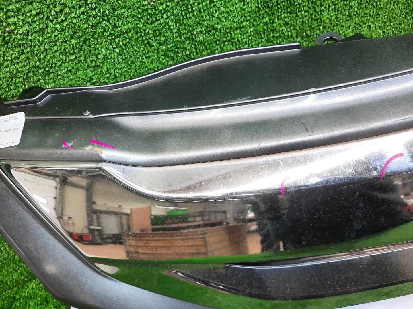 Решетка радиатора передняя HONDA FREED GP3, GB3, GB4 71121-SWP-003 3 ракурс