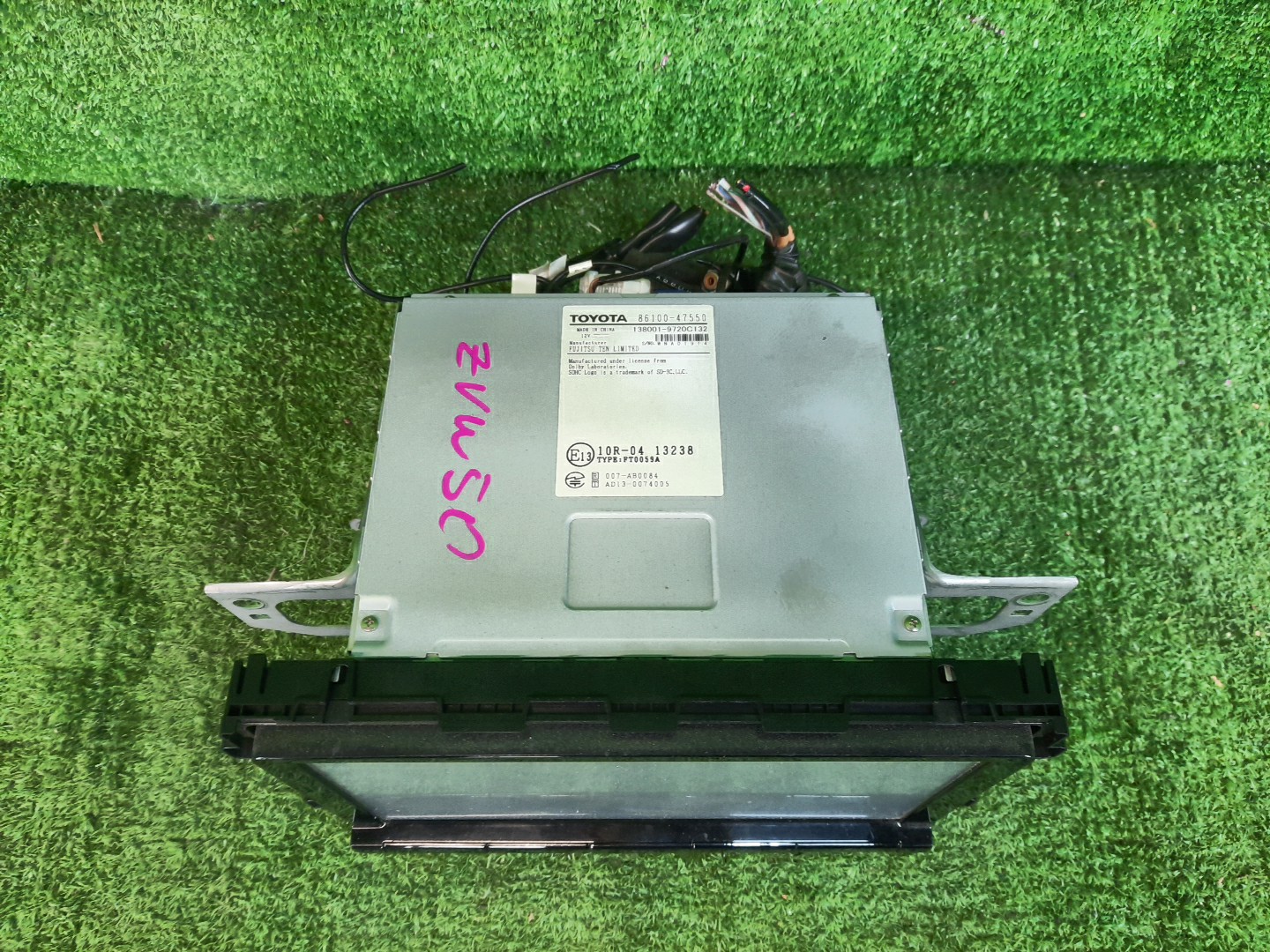 Магнитофон TOYOTA PRIUS ZVW50 86100-47550 2 ракурс