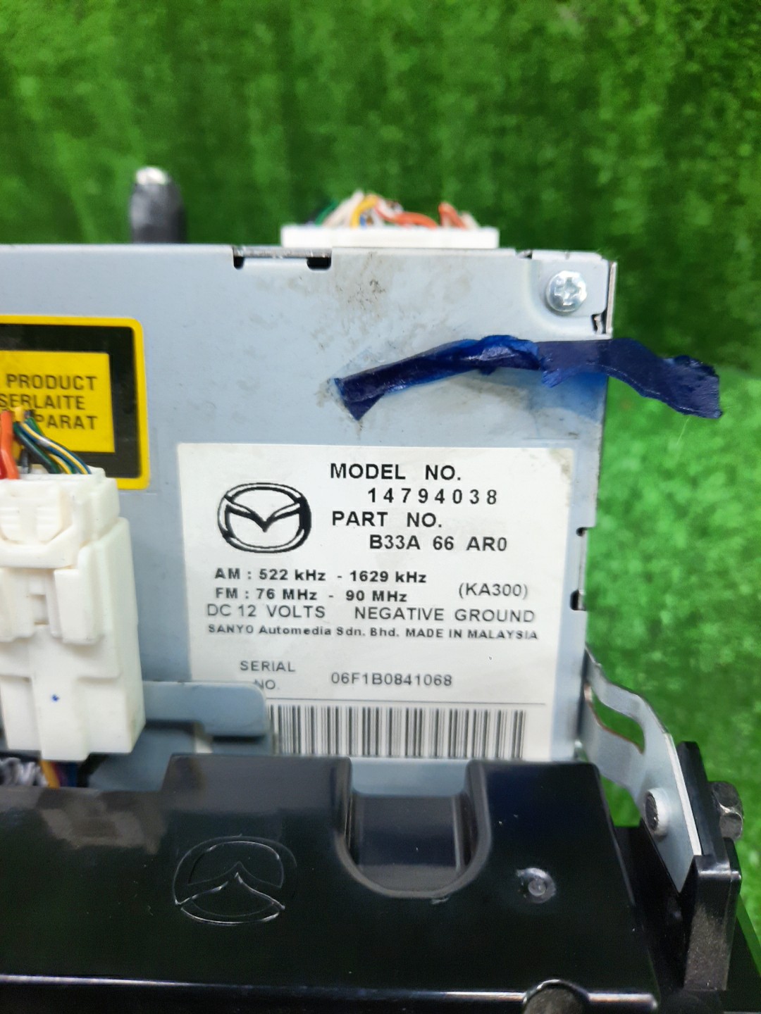 Магнитофон MAZDA AXELA BKEP B33A-B6-AR0 4 ракурс
