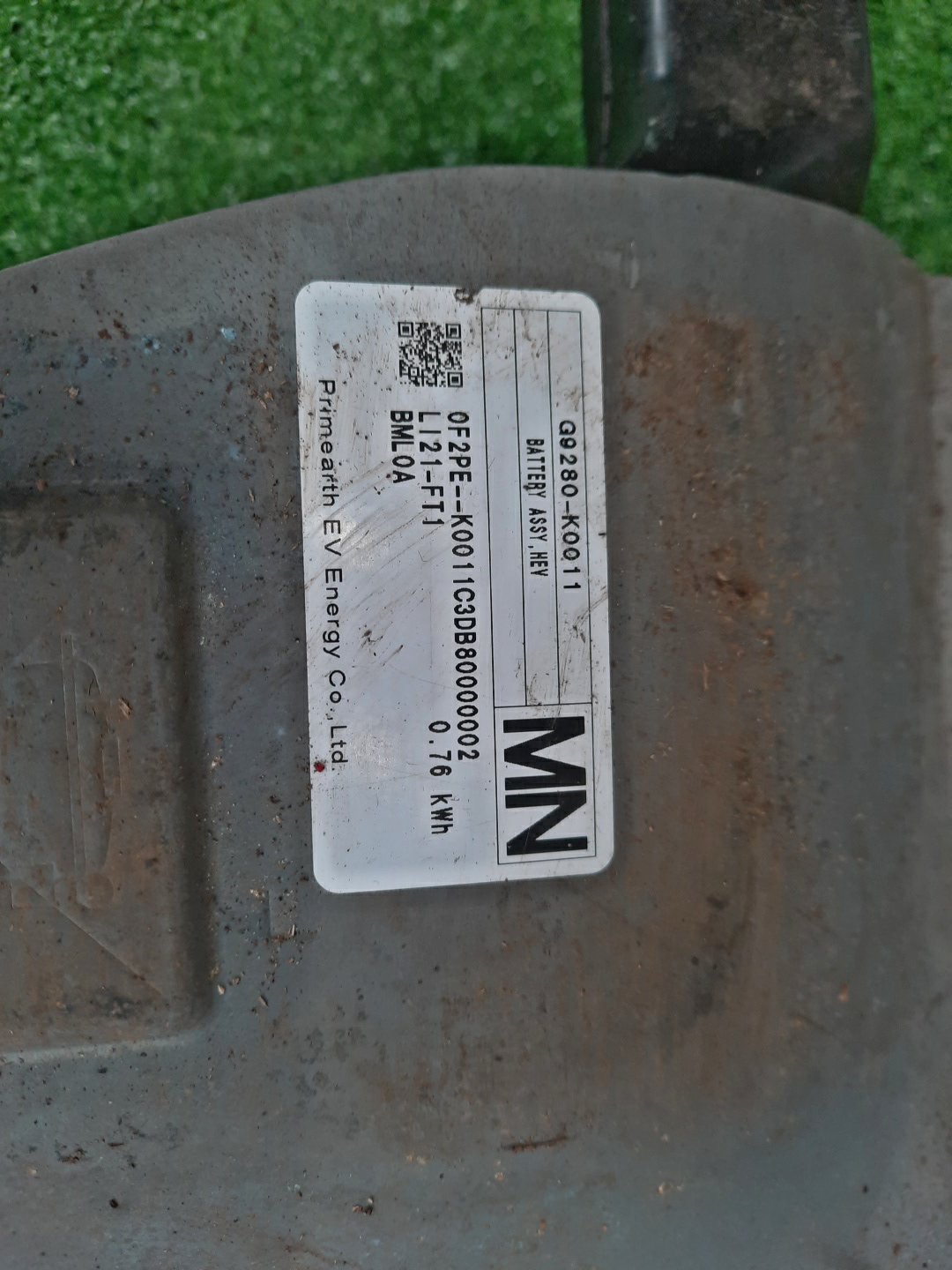 Батарея гибридной установки TOYOTA YARIS MXPH10 M15A-FXE G9280-K0011 2 ракурс