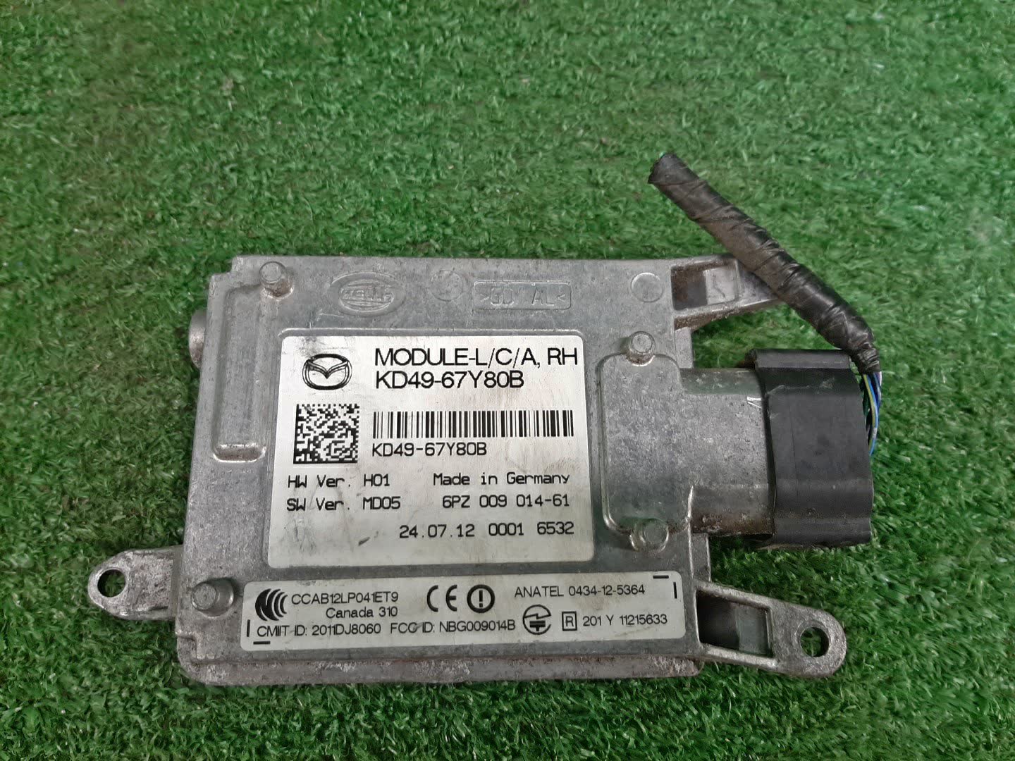 Радар-детектор правый задний MAZDA CX-5 KE5AW, KE5FW, KEEAW, KEEFW, KE2AW, KE2FW KD49-67Y80B 2 ракурс