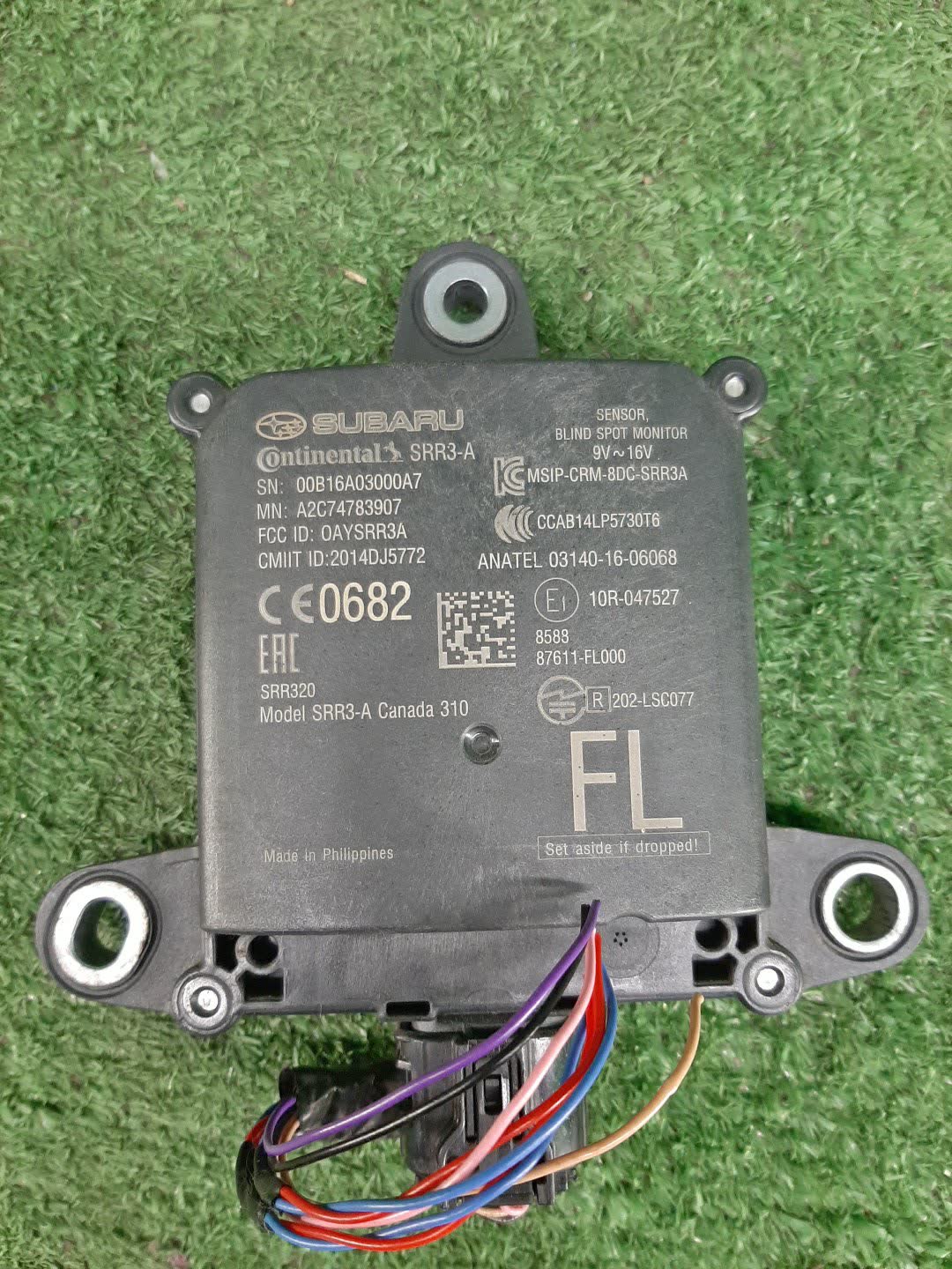 Радар-детектор SUBARU IMPREZA GT7 87611-FL000 2 ракурс