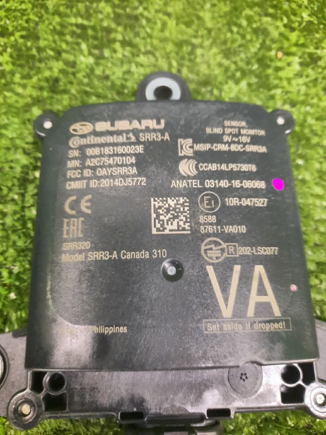Радар-детектор задний SUBARU OUTBACK BS9 03140-16-06068 2 ракурс