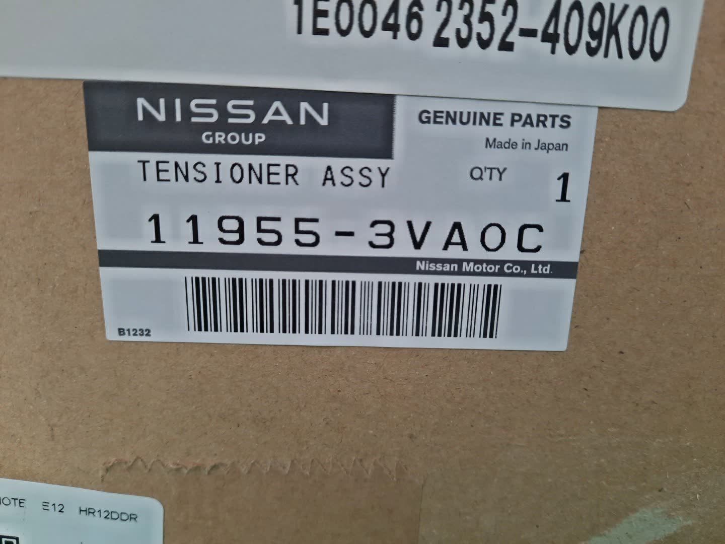 Натяжитель приводного ремня NISSAN NOTE E12 HR12DDR 11955-3VA0C 3 ракурс