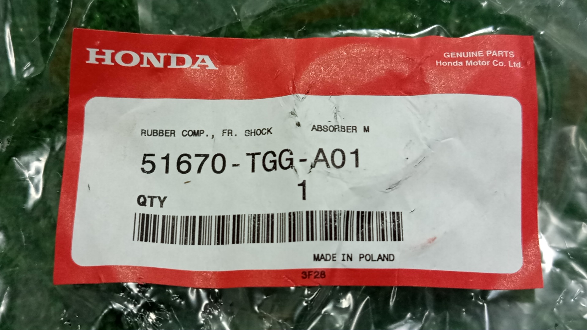 Опора стойки передний HONDA CIVIC FK7 51670-TGG-A01 3 ракурс