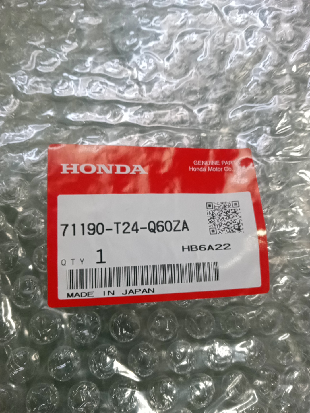 Очки на противотуманки левые передние HONDA CIVIC FL1 71190-T24-Q60ZA 4 ракурс