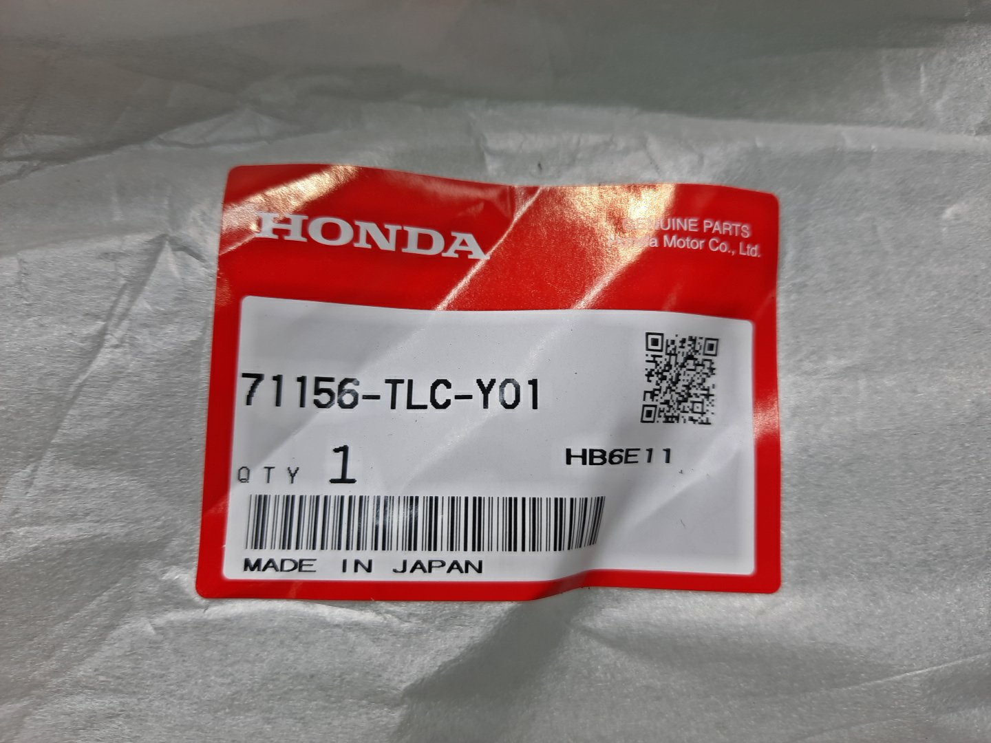 Очки на противотуманки левые передние HONDA CR-V RT5 71156-TLC-Y01 4 ракурс