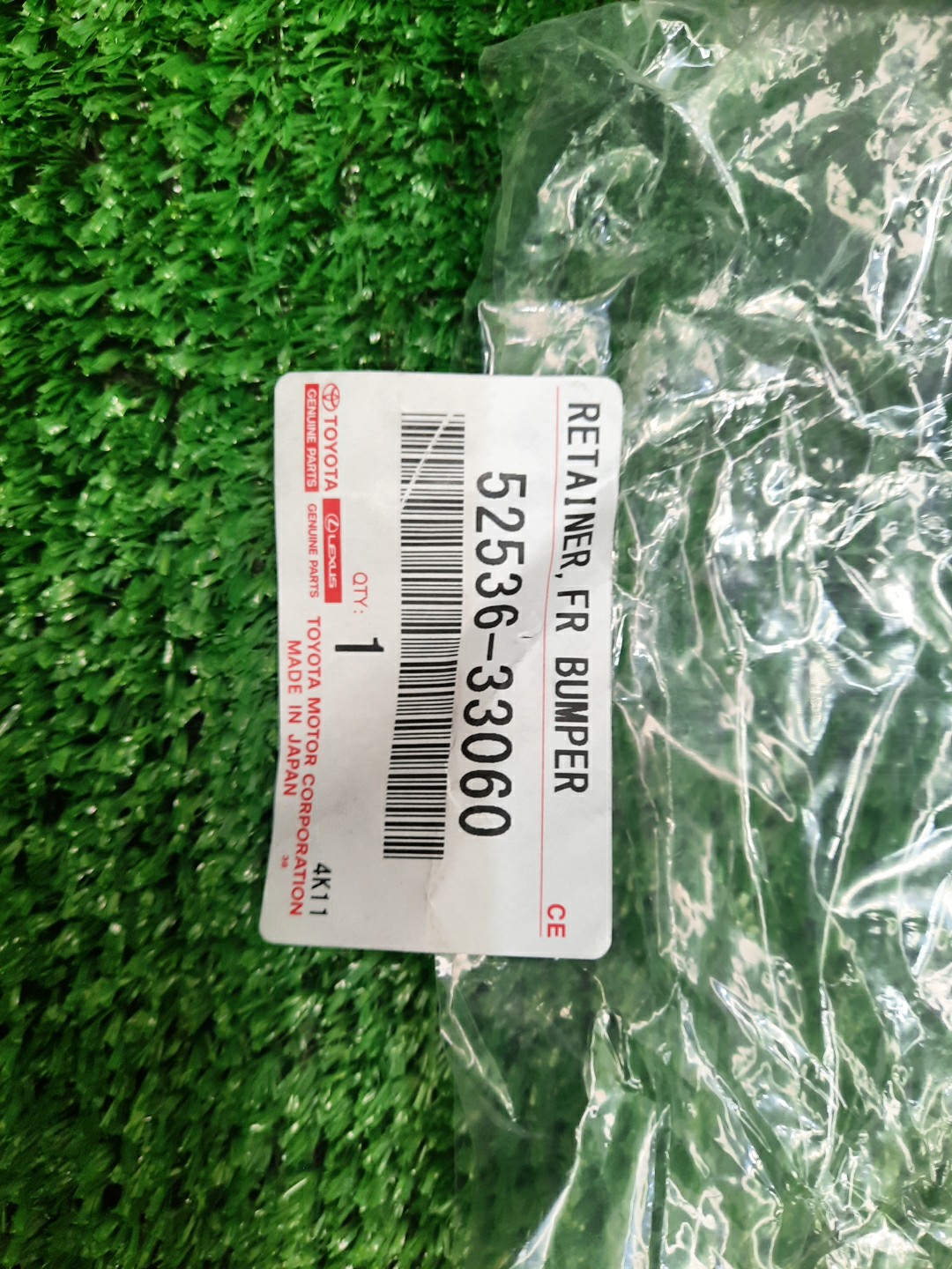 Крепление бампера левое переднее TOYOTA CAMRY AXVH70 52536-33060 3 ракурс
