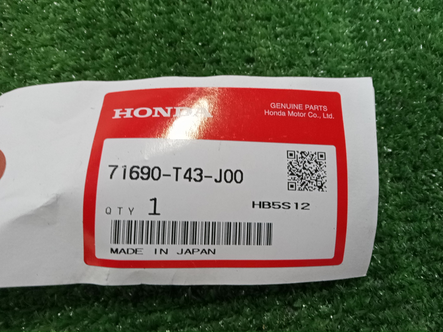 Крепление бампера левое заднее HONDA CIVIC FL1 71690-T43-J00 3 ракурс