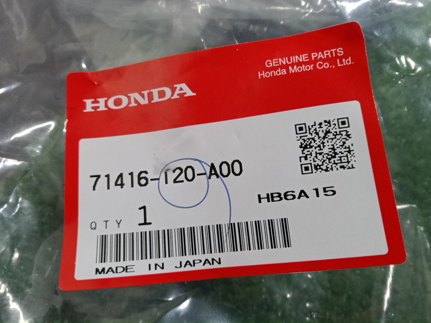 Крепление бампера правое переднее HONDA CIVIC FL1 71416-T20-A00 3 ракурс
