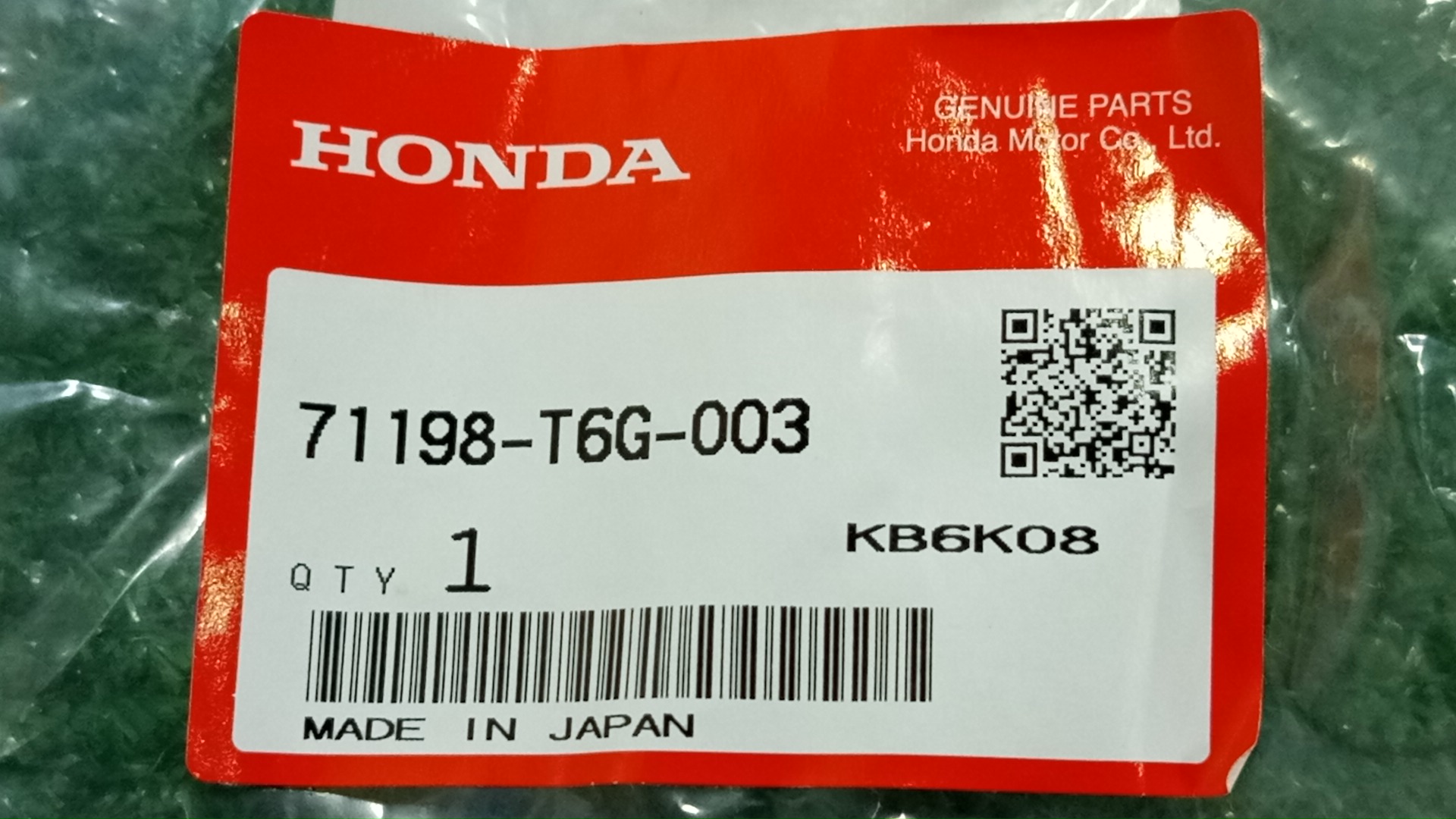 Крепление бампера левое переднее HONDA N-WGN JH1 71198-T6G-003 3 ракурс