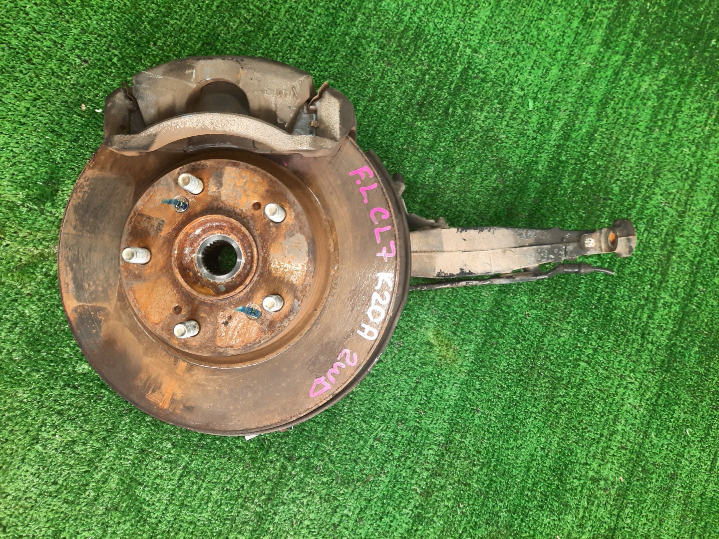 Ступица левая передняя HONDA ACCORD CL7, CM2, CL8, CM1, CM3, CL9 K20A, K24A 3 ракурс