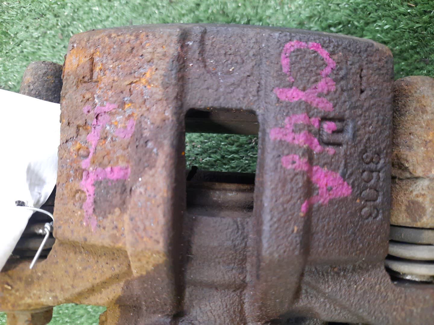 Суппорт тормозной левый задний MITSUBISHI GALANT FORTIS CY4A 4B11 2 ракурс