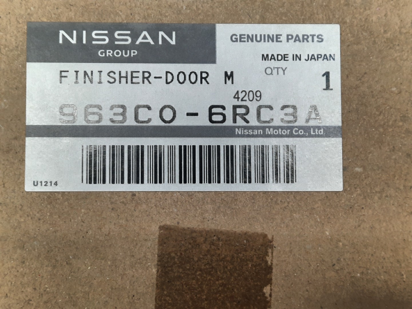 Крышка зеркала заднего вида правая NISSAN X-TRAIL SNT33 963C0-6RC3A 3 ракурс