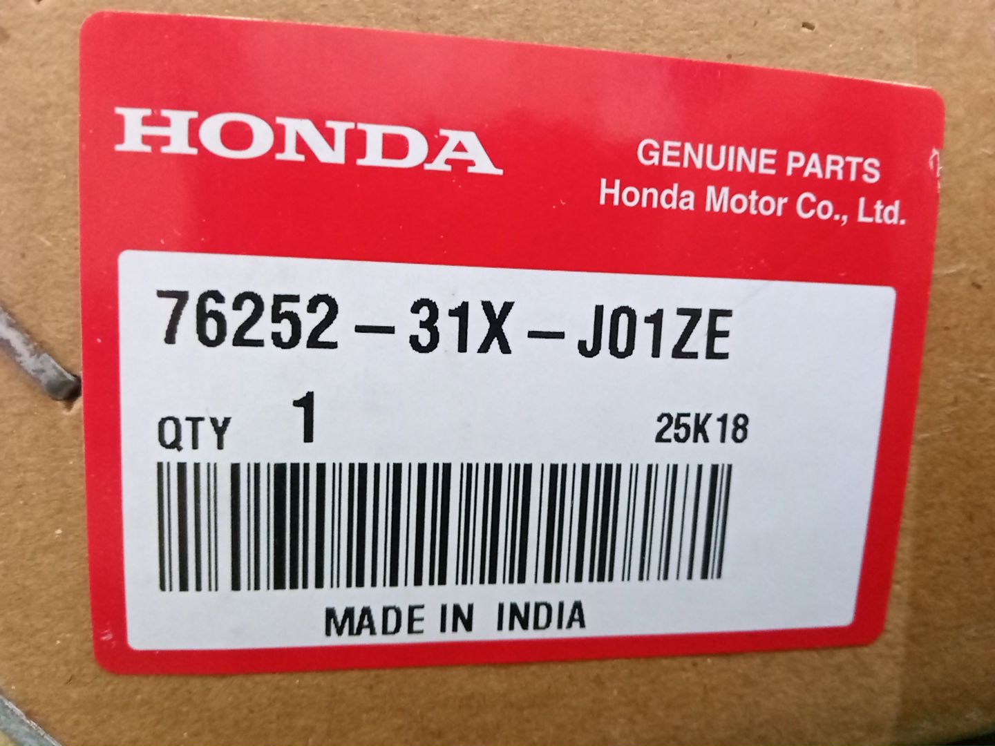 Крышка зеркала заднего вида левая передняя HONDA WR-V DG5 76252-31X-J01ZE 4 ракурс
