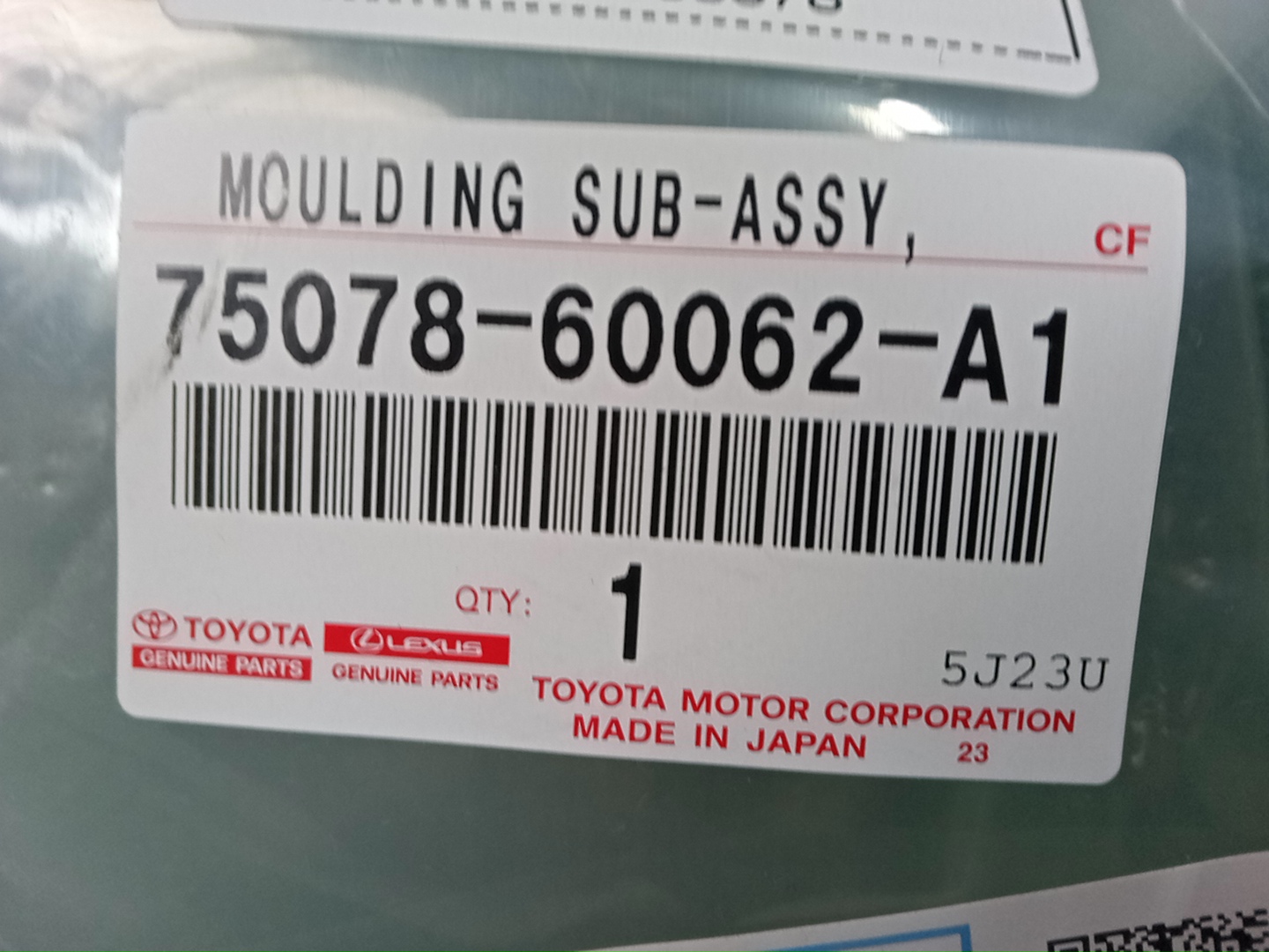 Уширитель крыла левый задний TOYOTA LAND CRUISER FJA300W 75078-60060-A1 4 ракурс
