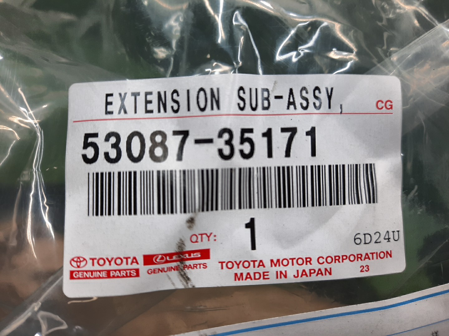 Уширитель крыла правый передний TOYOTA FJ CRUISER GSJ15 1GR-FE 53087-35171 4 ракурс