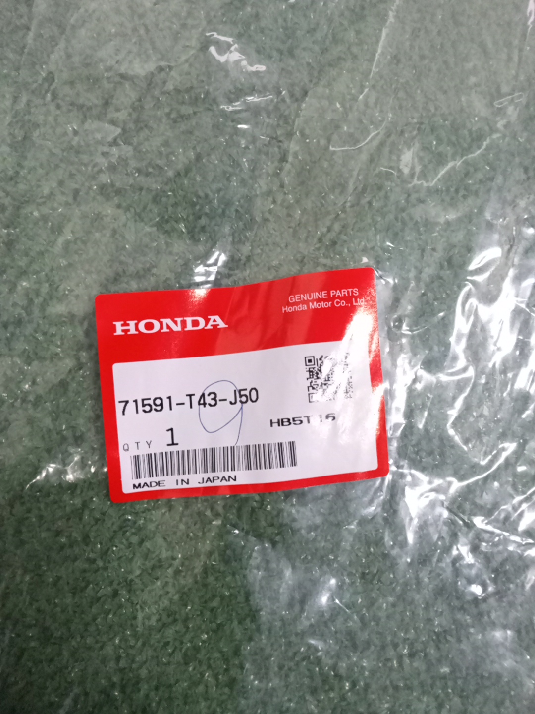 Заглушка бампера левая задняя HONDA CIVIC FL1 71591-T43-J50 4 ракурс