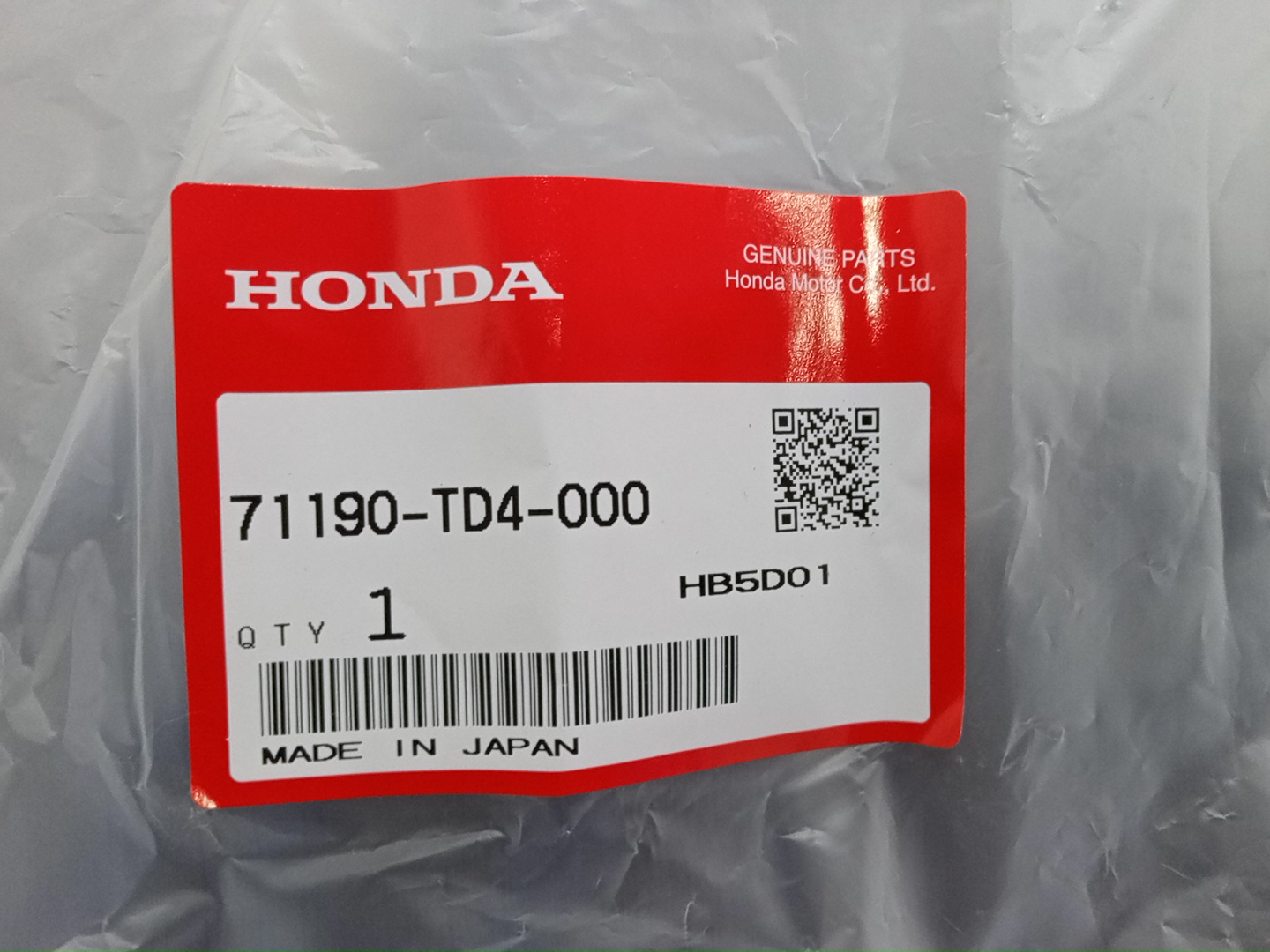 Крепление фары левое переднее HONDA SHUTTLE GK8 71190-TD4-000 5 ракурс