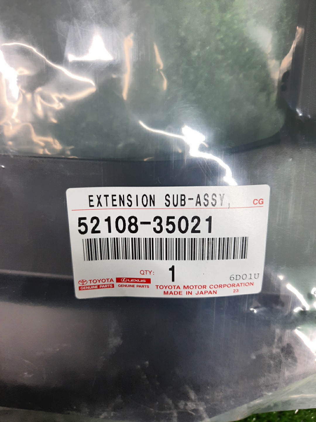 Болты крепления номера задние TOYOTA FJ CRUISER GSJ15 1GR-FE 52108-35021 4 ракурс