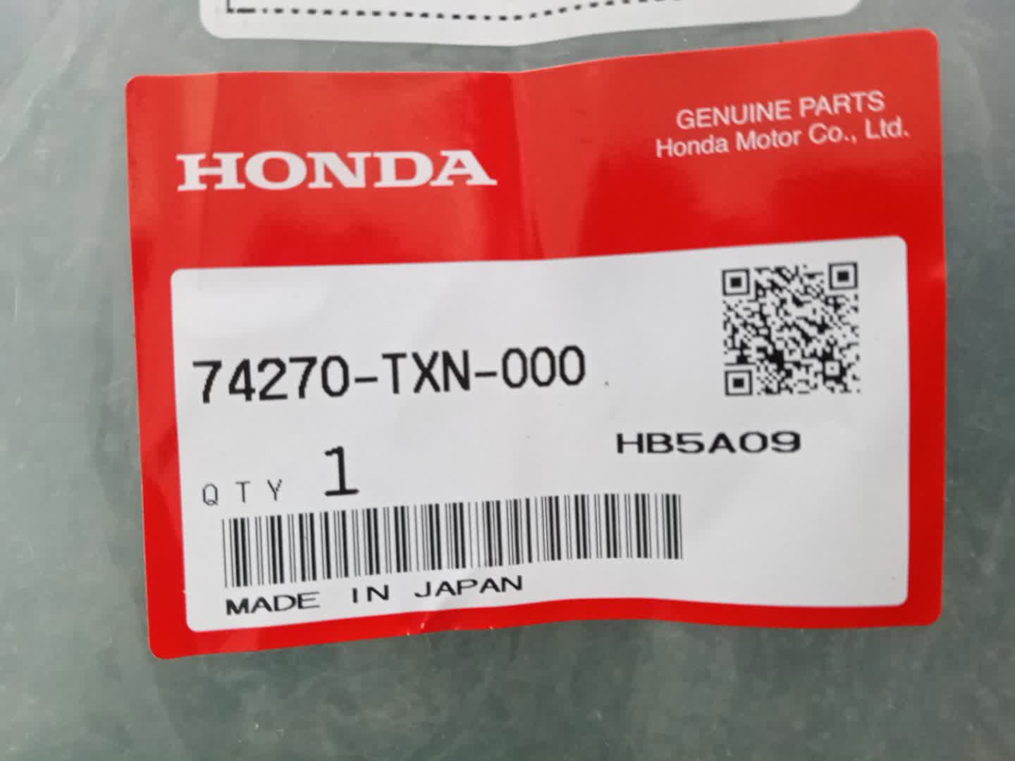 Планка на стеклоочиститель левая HONDA INSIGHT ZE4 74270-TXN-000 3 ракурс