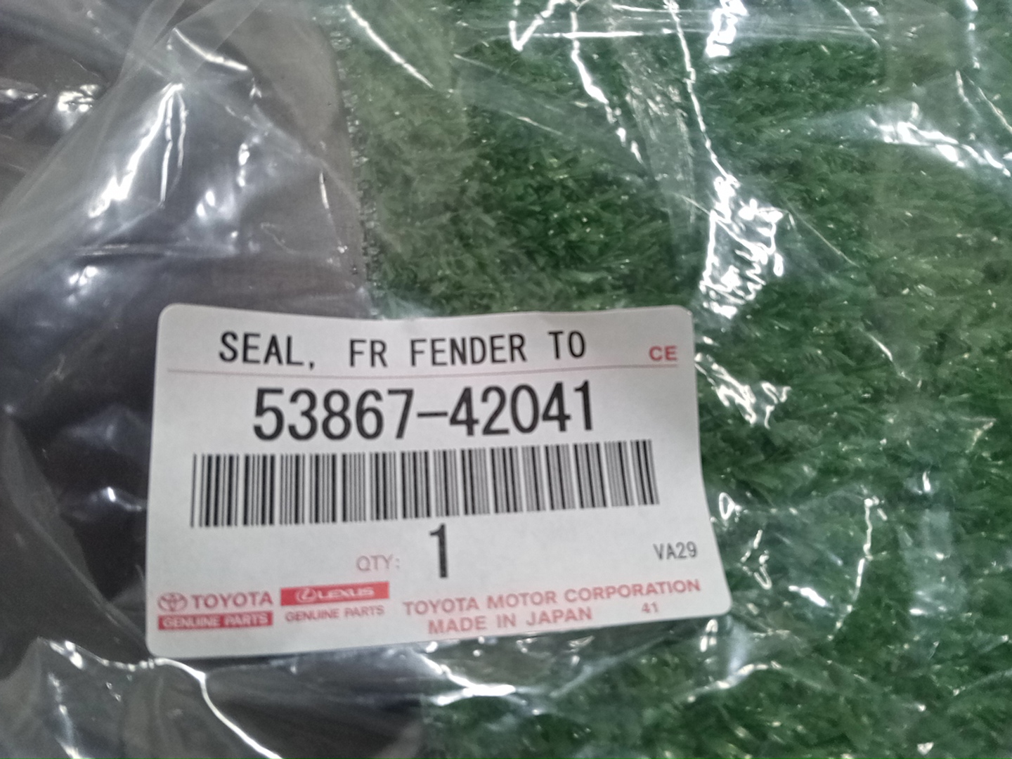 Планка на стеклоочиститель левая передняя TOYOTA RAV4 MXAA54 53867-42041 4 ракурс