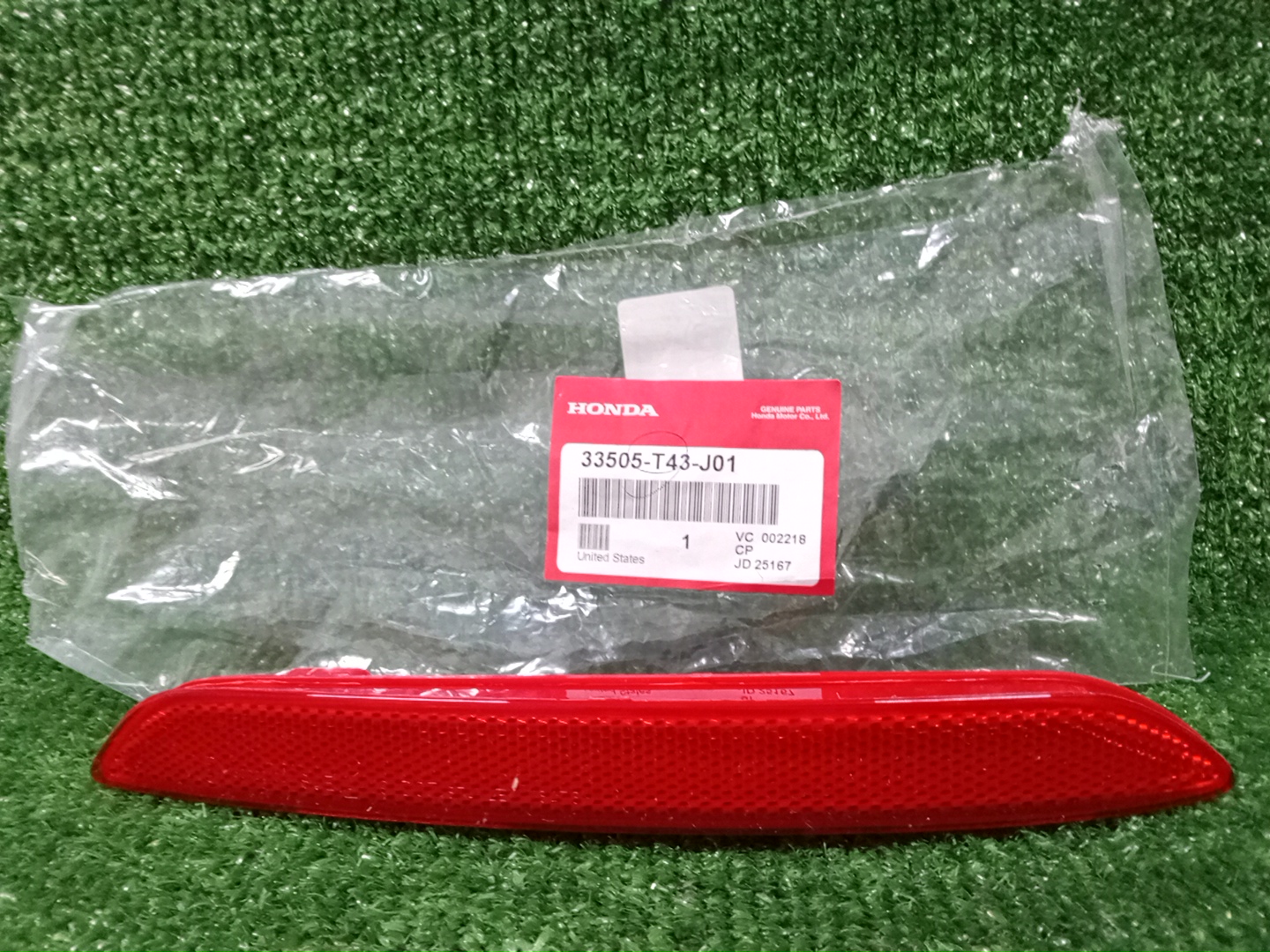 Отражатель бампера правый задний HONDA CIVIC FL1 33505-T43-J01 1 ракурс