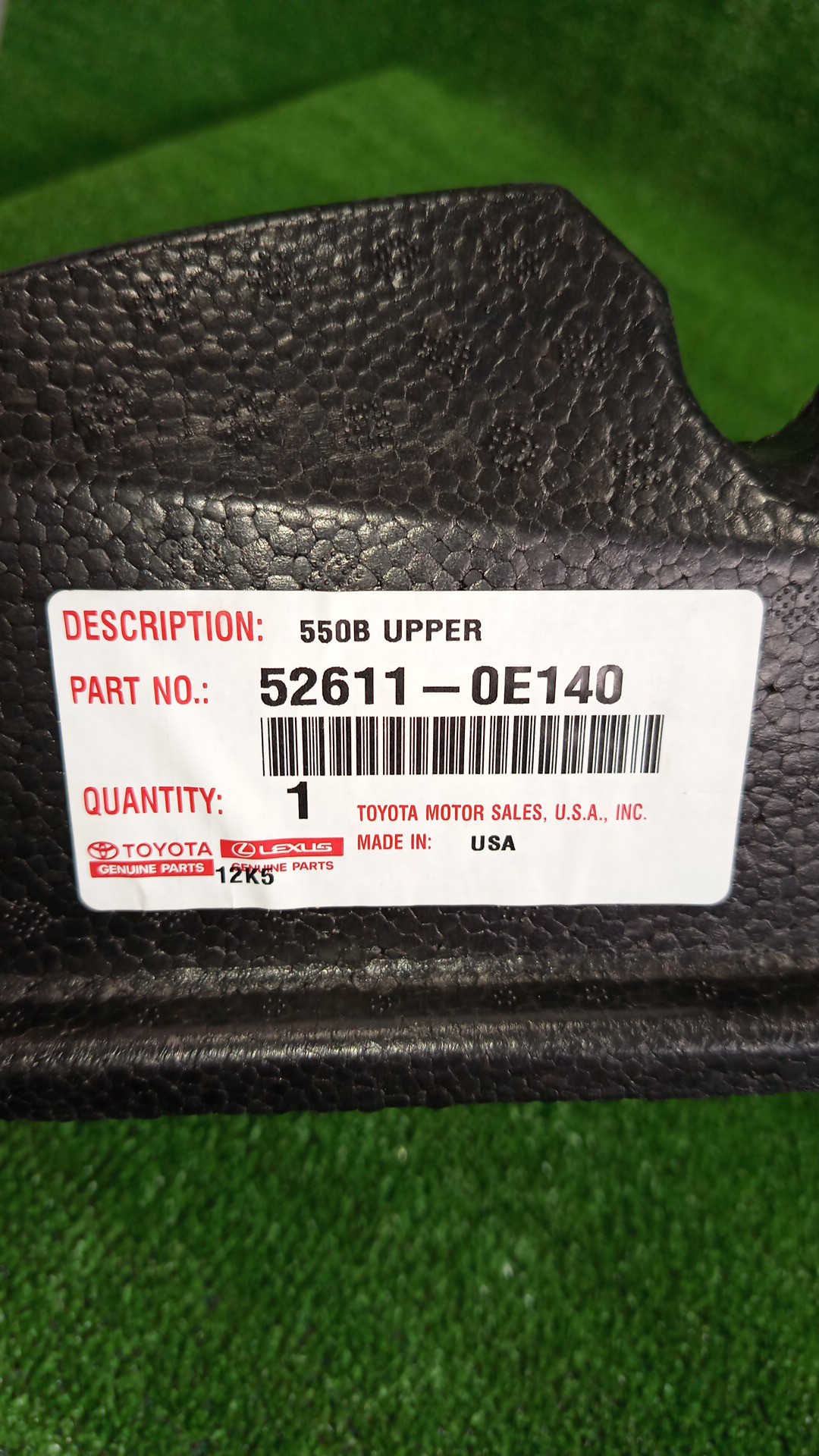 Наполнитель бампера передний TOYOTA HIGHLANDER GSU70 52611-0E140 3 ракурс