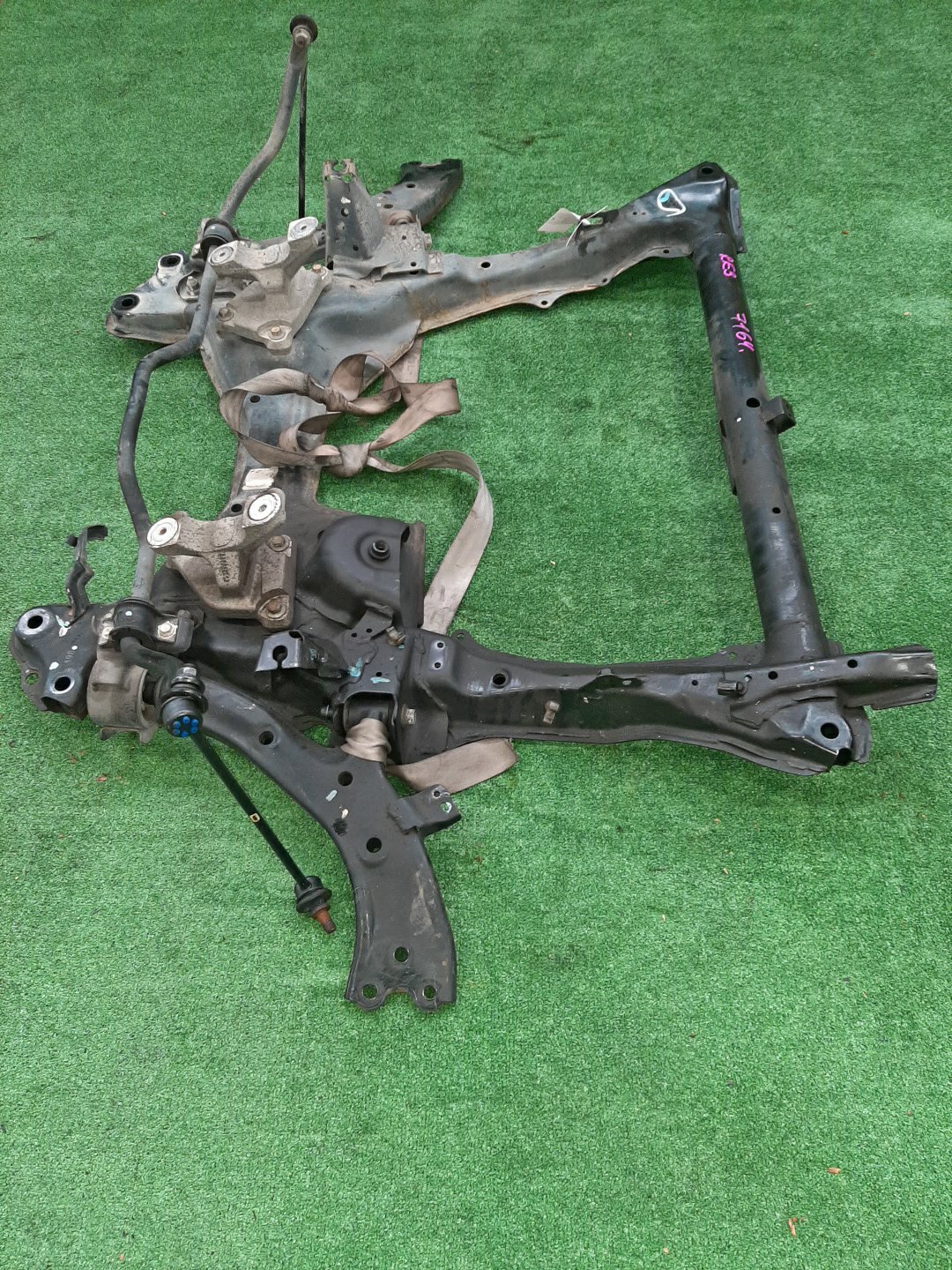 Балка под двс передняя HONDA CR-V RE3 K24A 7164 4 ракурс