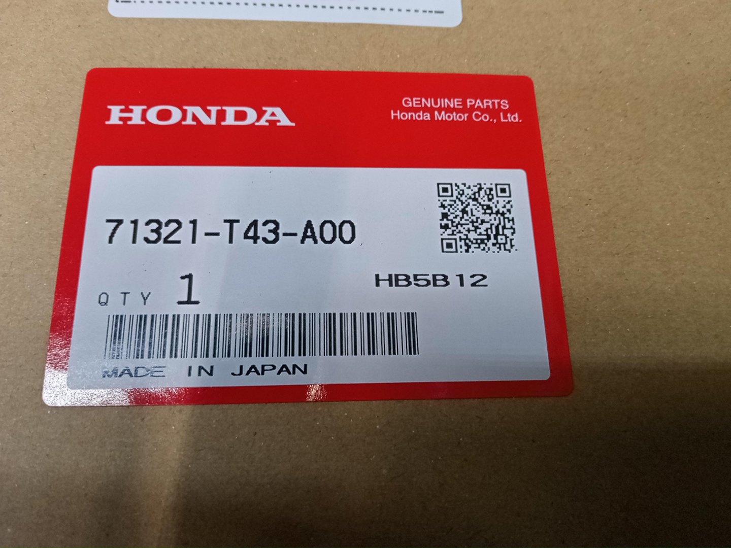  HONDA CIVIC FL1 71321-T43-A00 4 ракурс
