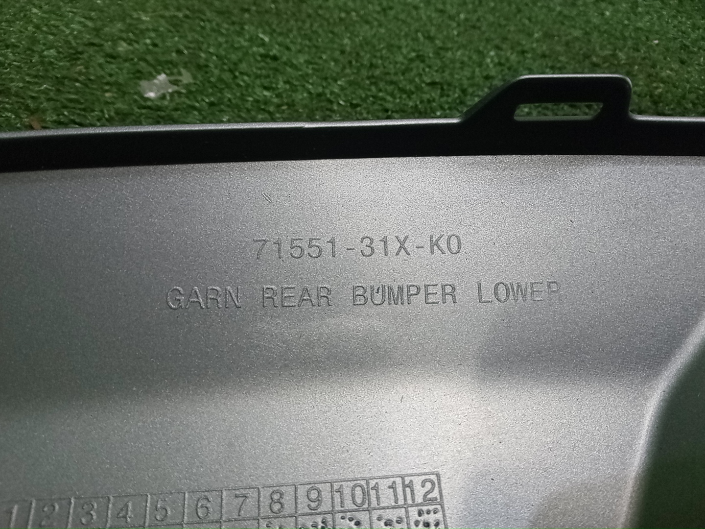 Молдинг на бампер задний HONDA WR-V DG5 71551-31X-K00 5 ракурс