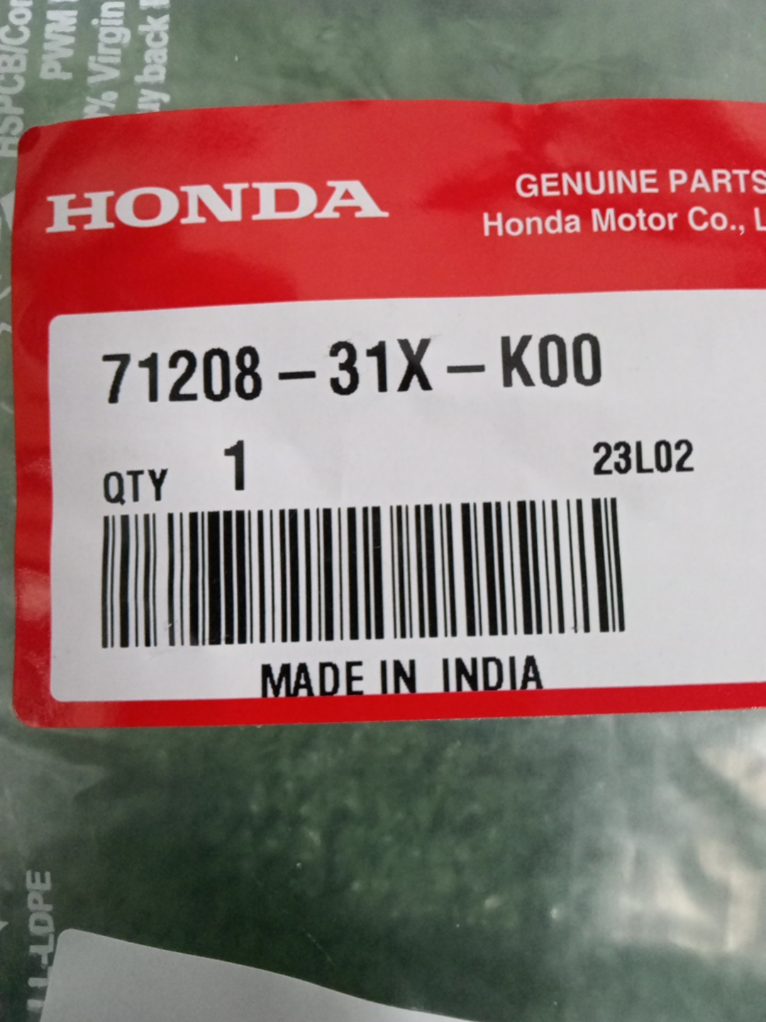  HONDA WR-V DG5 71208-31X-K00 4 ракурс