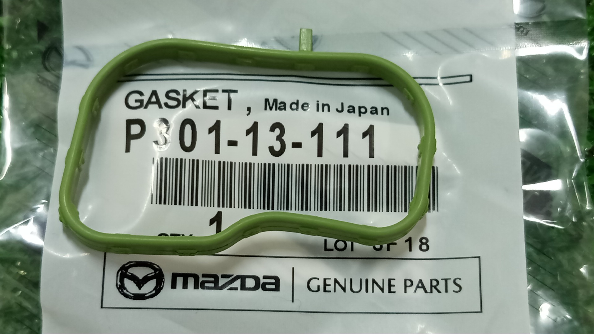 Прокладка впускного коллектора MAZDA ROADSTER ND5RC P5-VPR P301-13-111 1 ракурс