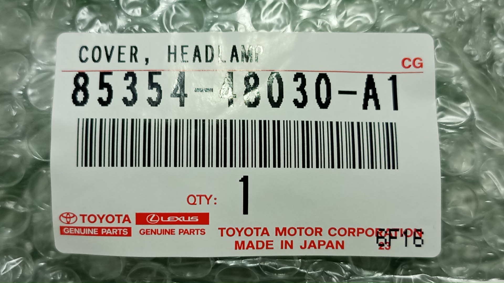 Крышка омывателя фар левая LEXUS RX300 AGL25W 85354-48030-A1 4 ракурс