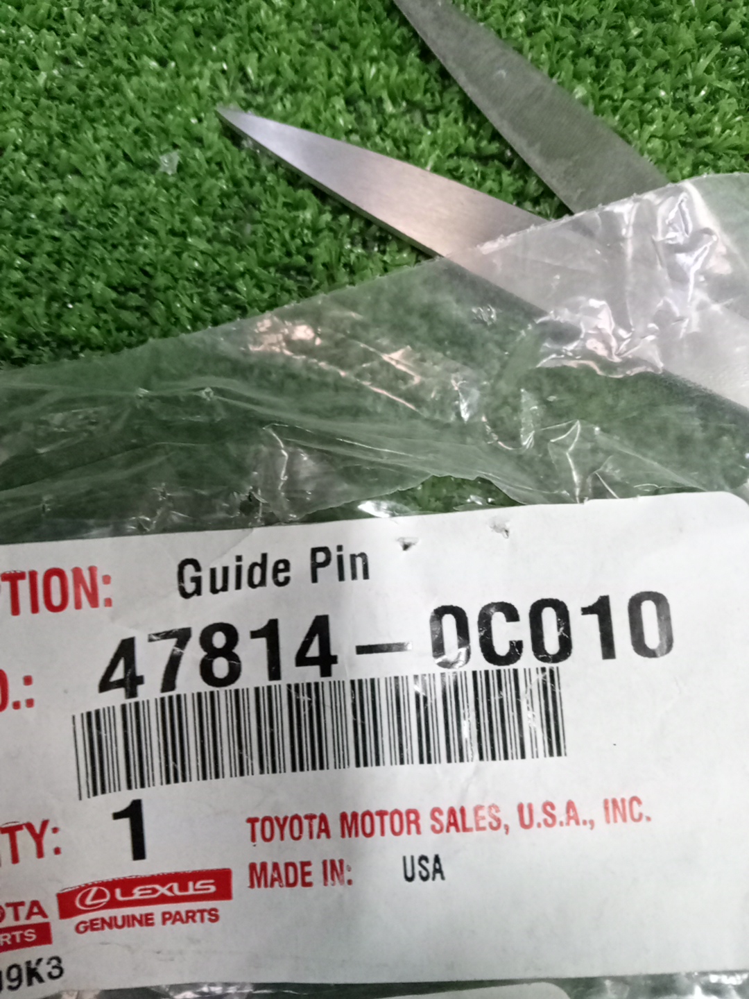 Направляющая суппорта задний TOYOTA TUNDRA UPK51 47814-0C010 2 ракурс