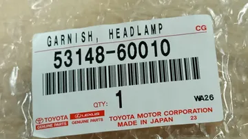 НАКЛАДКА НА ФАРУ НА TOYOTA LAND CRUISER PRADO TRJ150