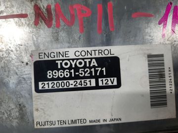 КОМПЬЮТЕР EFI НА TOYOTA PORTE NNP11 1NZ-FE