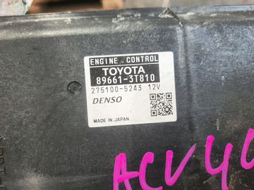 КОМПЬЮТЕР EFI НА TOYOTA CAMRY ACV40 2AZ-FE