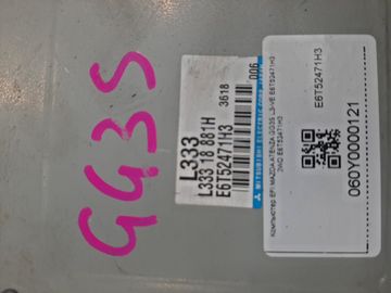 КОМПЬЮТЕР EFI НА MAZDA ATENZA GG3S L3-VE