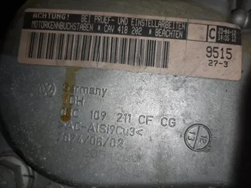 ДВИГАТЕЛЬ НА VOLKSWAGEN SHARAN 7N1 CAVA