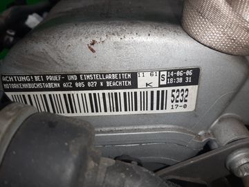 ДВИГАТЕЛЬ НА VOLKSWAGEN PASSAT 3C5 AXZ