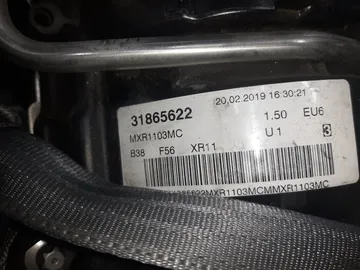 ДВИГАТЕЛЬ НА MINI HATCH F56 B38A15A