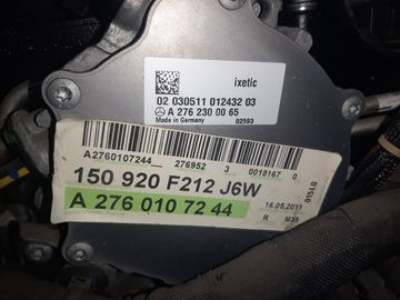 ДВИГАТЕЛЬ НА MERCEDES-BENZ CLS350 C218 276.952