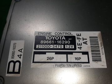 ДВИГАТЕЛЬ НА TOYOTA CORSA EL51 4E-FE