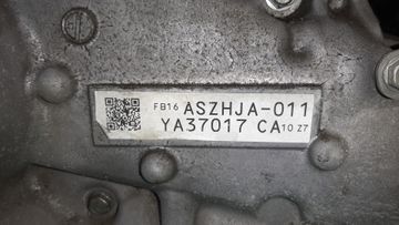 ДВИГАТЕЛЬ НА SUBARU IMPREZA GT2 FB16