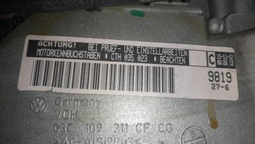 ДВИГАТЕЛЬ НА VOLKSWAGEN GOLF 5K1 CTHD