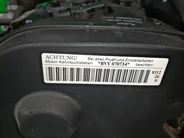 ДВИГАТЕЛЬ НА VOLKSWAGEN GOLF 1K1 BVY