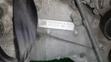 ДВИГАТЕЛЬ НА SUBARU IMPREZA GP7 FB20