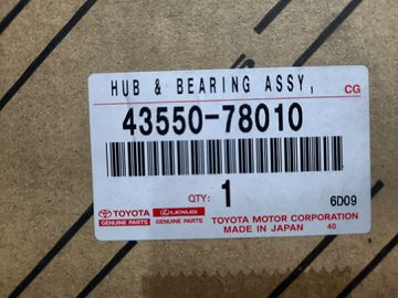 ПОДШИПНИК СТУПИЦЫ НА TOYOTA CROWN AZSH35