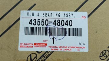 ПОДШИПНИК СТУПИЦЫ НА LEXUS RX350 TALA15